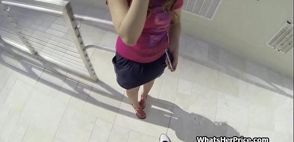  Paid for public toilet quickie with stranger